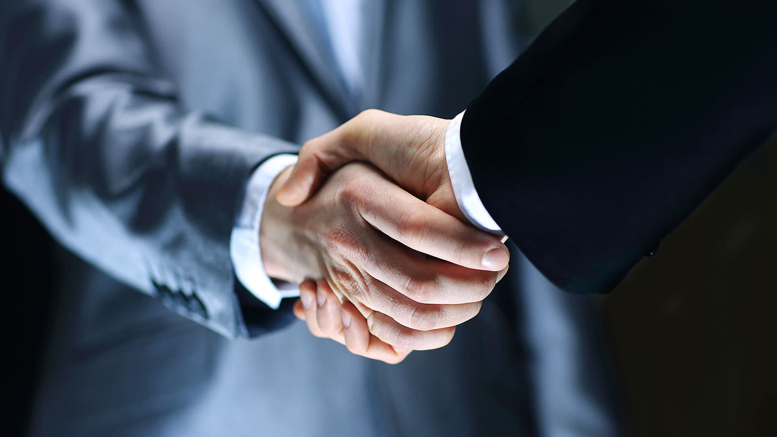 Partnership Handshake - Singapore-China Friendship